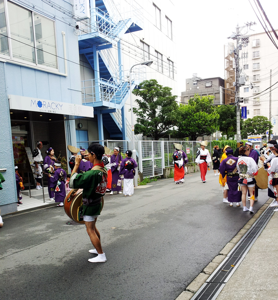モラッキー道場にて阿波踊り教室が開催